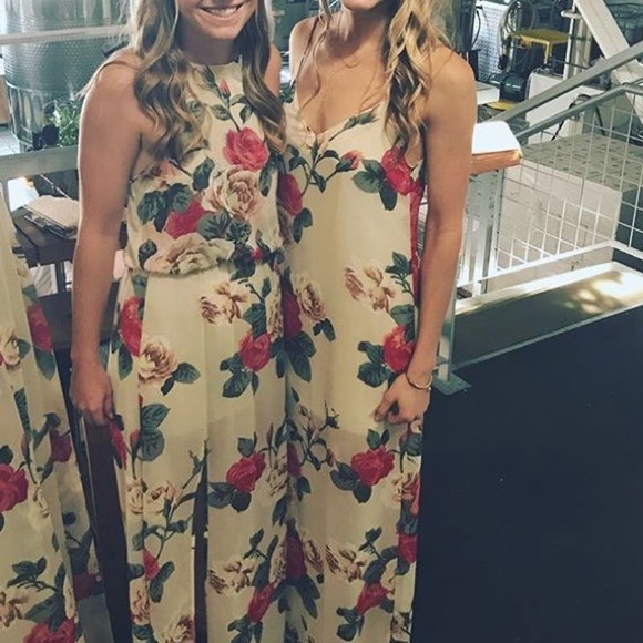 Show Me Your Mumu NEW Women's Size Large Wedding Roses Maxi Slip Dress NWT $164 - Picture 3 of 4